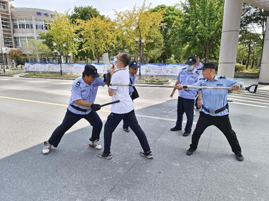應(yīng)急演練，護航校園